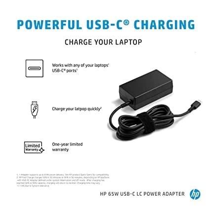 HP 65W USB-C pin Laptop Adapter with for HP EliteBook 830 G8 and ProBook 430 G8 Models with Power Cord (1P3K6AA)20V 3.25A HP Original USB-C Power Adapter for Elitebook x360 Spectre X360 Elite x2 1013 G3HP 65W USB-C pin Adapter for HP EliteBook 830 G8 and ProBook 430 G8 Models Laptop The Adapter is rated at 65W and is of USB-C pin. It delivers 19.5V, 3.33A output power and supports 100-240V of input power.Compatible HP models: HP Elite Dragonfly G2,Chromebox Enterprise G3,EliteBook- 830 G8,835 G8,840 G8,845 G8,850 G8,855 G8,x360 1030 G8,x360 1040 G8,x360 830 G8,Pro- c640 G2 Chromebook,c640 G2 Chromebook Enterprise,ProBook- 430 G8,440 G8,445 G8,450 G8,455 G8,630 G8,635 Aero G7,ZBook Firefly- 14 G8 Mobile Workstation,15 G8 Mobile Workstation. Teqoneindia.com