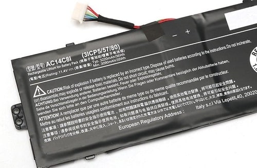 Specifications : • Battery rating: 11.4V • Battery capacity: 34Wh • Type: rechargeable Li-ion battery • Battery color: Black • Condition: New Part Numbers : Acer • 3ICP5/57/80 • AC14C81 • AC14C8I • KT.0030G.007 Laptop Fit Models: Acer Series SW5-271 SW5271 Switch 12 SW5-271 Switch 12 SW5271 Switch 12 SW5-271-604B Switch 12 SW5271604B Switch 12 SW5-271-60A4 Switch 12 SW527160A4 Switch 12 SW5-271-61X7 Switch 12 SW527161X7 Switch 12 SW5-271-62X3 Switch 12 SW527162X3 Switch 12 SW5-271-63YP Switch 12 SW527163YP Switch 12 SW5-271-640N Switch 12 SW5271640N Switch 12 SW5-271-67SF Switch 12 SW527167SF Teqoneindia.com