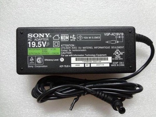 • 10 Days Money Back Guarantee If not satisfied with Our Products. Sony 19.5V 3.9A 75w Original Laptop Charger - Genuine AC Power Adapter Model No : Sony VGP-BPL13 Sony 19.5V 3.9A 76W (6.5mm*4.4mm) Original Laptop Charger for VGN-FZ Sony 75W 19.5V 3.9A Adapter for Sony VGP-BPL13 VGN-FZ (6.5mm*4.4mm) Laptop Fit Models: >> For Sony Vaio VGN-FZ Series VGN-FZ130E/B, VGN-FZ140E/B, VGN-FZ140N/B, VGN-FZ145E/B, VGN-FZ145N/B, VGN-FZ150E, VGN-FZ150B/C, VGN-FZ150E/B, VGN-FZ150F/E, VGN-FZ160E/B, VGN-FZ180E/B, VGN-FZ190, VGN-FZ130E/B, VGN-FZ140E, VGN-FZ140E/B, VGN-FZ140N/B, VGN-FZ140QE, VGN-FZ15, VGN-FZ15G, VGN-FZ15T, VGN-FZ160E, VGN-FZ160E/B, VGN-FZ17G, VGN-FZ180E, VGN-FZ180E/B, VGN-FZ180U/B, VGN-FZ18G, VGN-FZ18T, VGN-FZ190E/1, VGN-FZ190E/2, VGN-FZ190N2, VGN-FZ190N3, VGN-FZ190N4, VGN-FZ190N5, VGN-FZ250E/B, VGN-FZ280E/B, VGN-FZ285U/B, VGN-FZ50B, VGN-FZ70B, VGN-FZ90HS, VGN-FZ90NS, VGN-FZ90S>> For Sony Vaio VGN-NR Series VGN-NR260E/S, VGN-NR260E/T, VGN-NR260E/>> For Sony Vaio VGN-CR Series VGN-CR305, VGN-CR305E/L, VGN-CR305E/R, VGN-CR305E/RC VGN-CR307, VGN-CR307E, VGN-CR307E/P,VGN-CR309, VGN-CR309E, VGN-CR309E/L, VGN-CR309E/R, VGN-CR309E/RC, VGN-CR310, VGN-CR310E, VGN-CR310E/L, VGN-CR320, VGN-CR320E, VGN-CR320E/L, VGN-CR320E/N, VGN-CR320E/P, VGN-CR320E/R, VGN-CR320E/T, VGN-CR320E/W, VGN-CR390, VGN-CR390E, VGN-CR390E/B, VGN-CR390N/B, VGN-CR390ECB, VGN-CR390EDB, VGN-CR390NAB, VGN-CR4000 CTO VGN-CR405, VGN-CR405E, VGN-CR407, VGN-CR407E, VGN-CR407E/P, VGN-CR407E/R, VGN-CR408, VGN-CR408E, VGN-CR410, VGN-CR410E, VGN-CR410E/L, VGN-CR410E/N, VGN-CR410E/P, VGN-CR410E/R, VGN-CR410E/T, VGN-CR410E/W, VGN-CR420, VGN-CR420E, VGN-CR420E/L, VGN-CR420E/N, VGN-CR420E/P, VGN-CR420E/R, VGN-CR420E/W, VGN-CR425, VGN-CR425E, VGN-CR490, VGN-CR490EBL, VGN-CR490EBN, VGN-CR490EBP, VGN-CR490EBR, VGN-CR490EBW, VGN-CR506, VGN-CR506E, VGN-CR506E/J, VGN-CR507, VGN-CR507E, VGN-CR507E/J, VGN-CR507E/Q, VGN-CR508, VGN-CR508E, VGN-CR508E/L, VGN-CR508E/R, VGN-CR509, VGN-CR509E, VGN-CR509E/Q, VGN-CR510, VGN-CR510E, VGN-CR510E/J, VGN-CR510E/L, VGN-CR510E/N, VGN-CR510E/P, VGN-CR510E/Q, VGN-CR510E/R, VGN-CR510E/T, VGN-CR510E/W, VGN-CR515, VGN-CR515E, VGN-CR515E/B, VGN-CR520, VGN-CR520E, VGN-CR520E/V, VGN-CR520E/J, VGN-CR520E/L, VGN-CR520E/N, VGN-CR520E/P, VGN-CR520E/Q, VGN-CR520E/R, VGN-CR520E/T, VGN-CR520E/W, VGN-CR540, VGN-CR540E, VGN-CR540E/J, VGN-CR540E/L, VGN-CR540E/N, VGN-CR540E/P, VGN-CR540E/Q, VGN-CR540E/RVGN-CR540E/T, VGN-CR540E/W, VGN-CR590, VGN-CR590E, VGN-CR590E/N, VGN-CR120E/L, VGN-CR120E/P, VGN-CR120E/R, VGN-CR120E/W, VGN-CR125E/B, VGN-CR13G, VGN-CR13G/B, VGN-CR13G/L, VGN-CR13G/P, VGN-CR13G/R, VGN-CR13G/W, VGN-CR13T/L, VGN-CR13T/P, VGN-CR13T/R, VGN-CR13T/W, VGN-CR131E/L, VGN-CR150E/B, VGN-CR190E/L, VGN-CR190E/P, VGN-CR190E/R, VGN-CR190E/W, VGN-CR290EAL, VGN-CR290EAN, VGN-CR290EAP, VGN-CR290EAR, VGN-CR290EAW, VGN-CR50B/W, VGN-CR60B/L, VGN-CR60B/P, VGN-CR60B/R, VGN-CR70B/W, VGN-CR90HS, VGN-CR90NS, VGN-CR90S->> For Sony Vaio VGN-NW Series VGN-NW100J, VGN-NW120J, VGN-NW120J/S, VGN-NW120J/T, VGN-NW120J/W, VGN-NW125J, VGN-NW125J/T, VGN-NW130J, VGN-NW130J/S, VGN-NW130J/T, VGN-NW130J/W, VGN-NW135J, VGN-NW135J/S, VGN-NW135J/T, VGN-NW135J/W, VGN-NW240, VGN-NW240F, VGN-NW240F/B, VGN-NW240F/P, VGN-NW240F/S, VGN-NW240F/T, VGN-NW240F/W, VGN-NW242, VGN-NW242F, VGN-NW242F/S, VGN-NW250, VGN-NW250F, VGN-NW250F/B, VGN-NW250F/P, VGN-NW250F/S, VGN-NW250F/T, VGN-NW250F/W, VGN-NW265, VGN-NW265F, VGN-NW265F/B, VGN-NW265F/W, VGN-NW270, VGN-NW270F, VGN-NW270F/B, VGN-NW270F/P, VGN-NW270F/S, VGN-NW270F/T, VGN-NW270F/W, VGN-NW275, VGN-NW275F, VGN-NW275F/B, VGN-NW275F/P, VGN-NW275F/S, VGN-NW275F/T, VGN-NW275F/W, VGN-NW280, VGN-NW280F, VGN-NW280F/B, VGN-NW280F/P, VGN-NW280F/S, VGN-NW280F/T, VGN-NW280F/W Teqoneindia.com